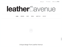 Tablet Screenshot of leatheravenue.com.my